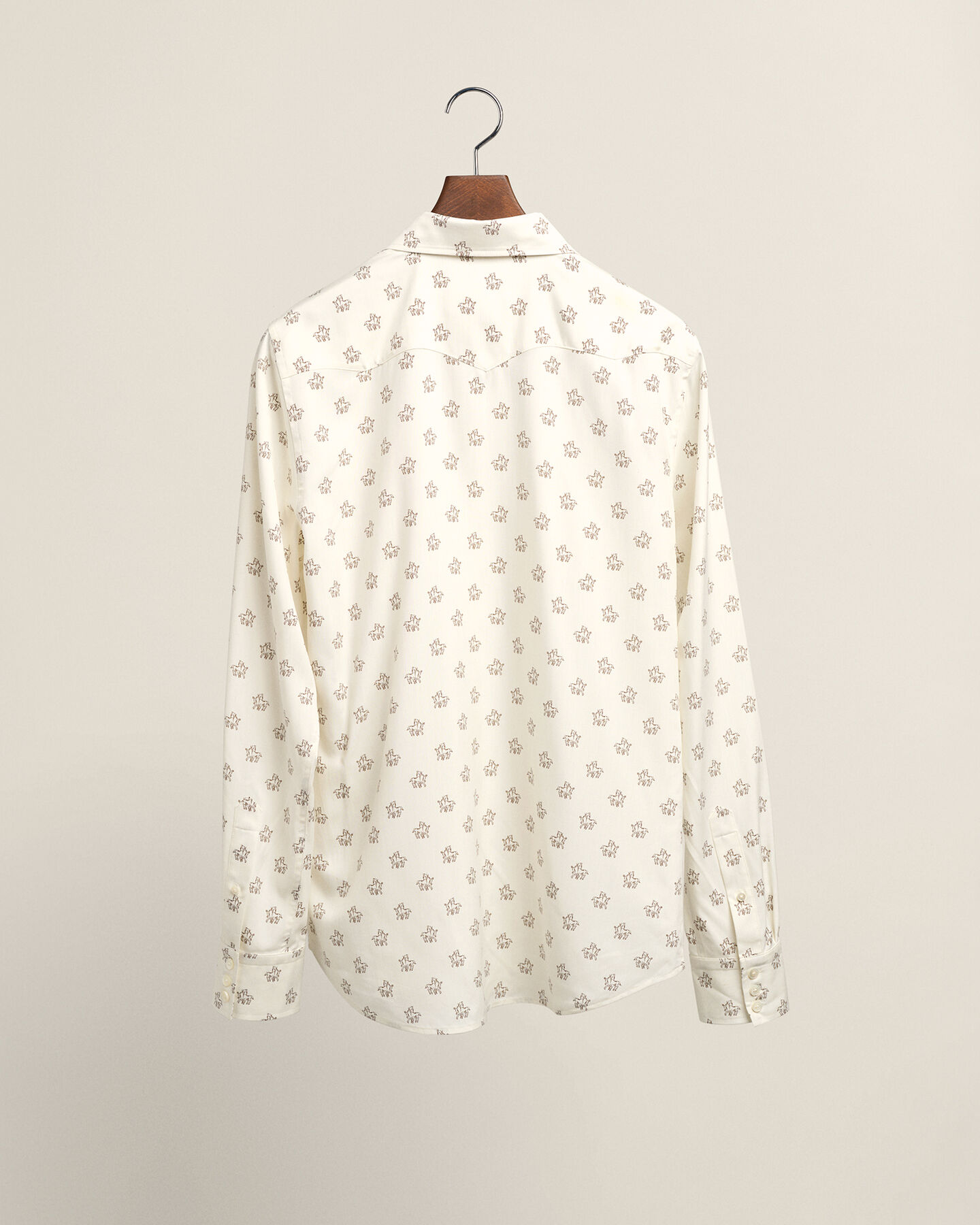 Wrangler x GANT Slim Fit Western Seidenhemd