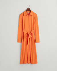 Slim Fit Jersey Hemdblusenkleid