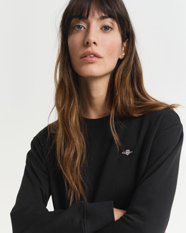 Shield Sweatkleid mit Rundhalsausschnitt