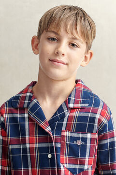 Teen Boys Flanellpyjama — EVENING BLUE 5