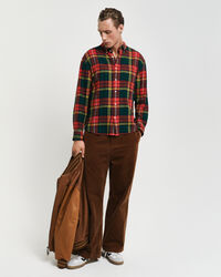 Relaxed Fit Tartan Twillhemd