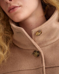 Cropped Jacke aus Wollmischung