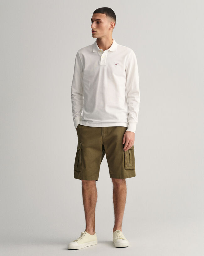 Original Piqu&eacute; Langarm-Poloshirt