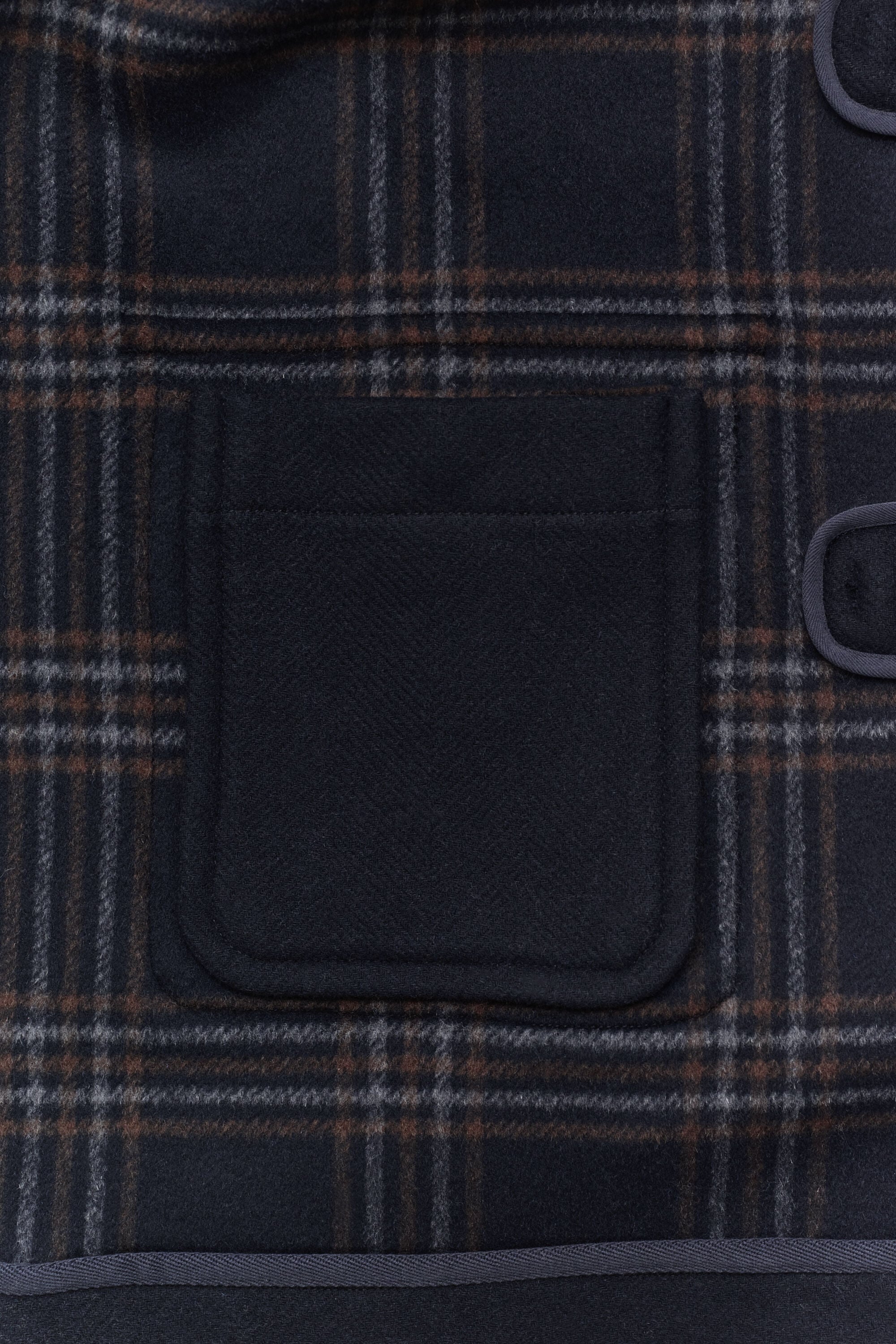 Duffle Jacke aus Wolle
