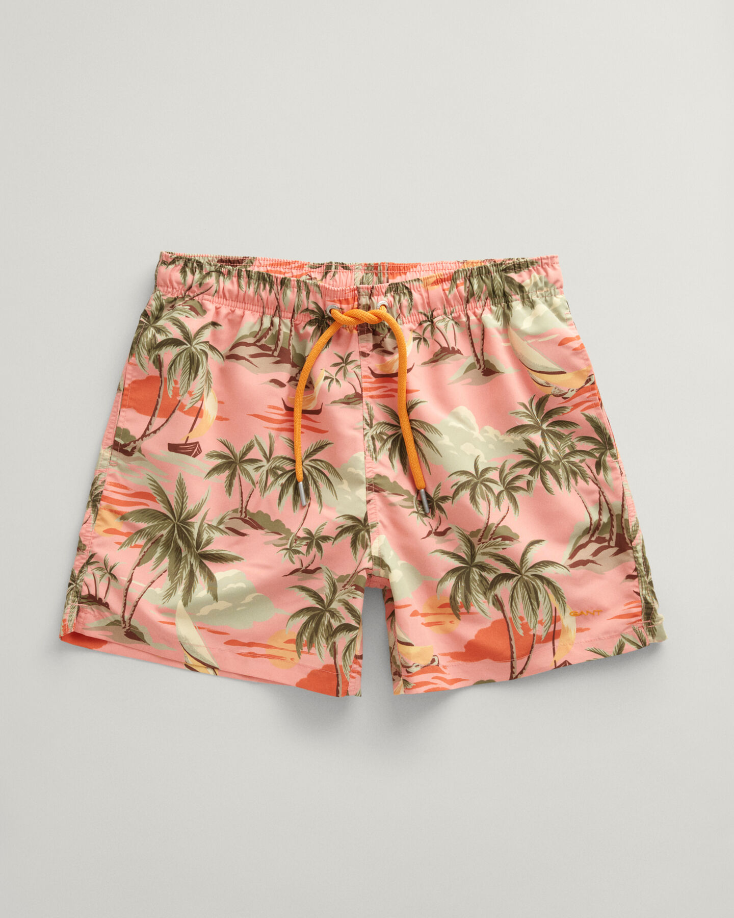 Hawaiian Print Badeshorts