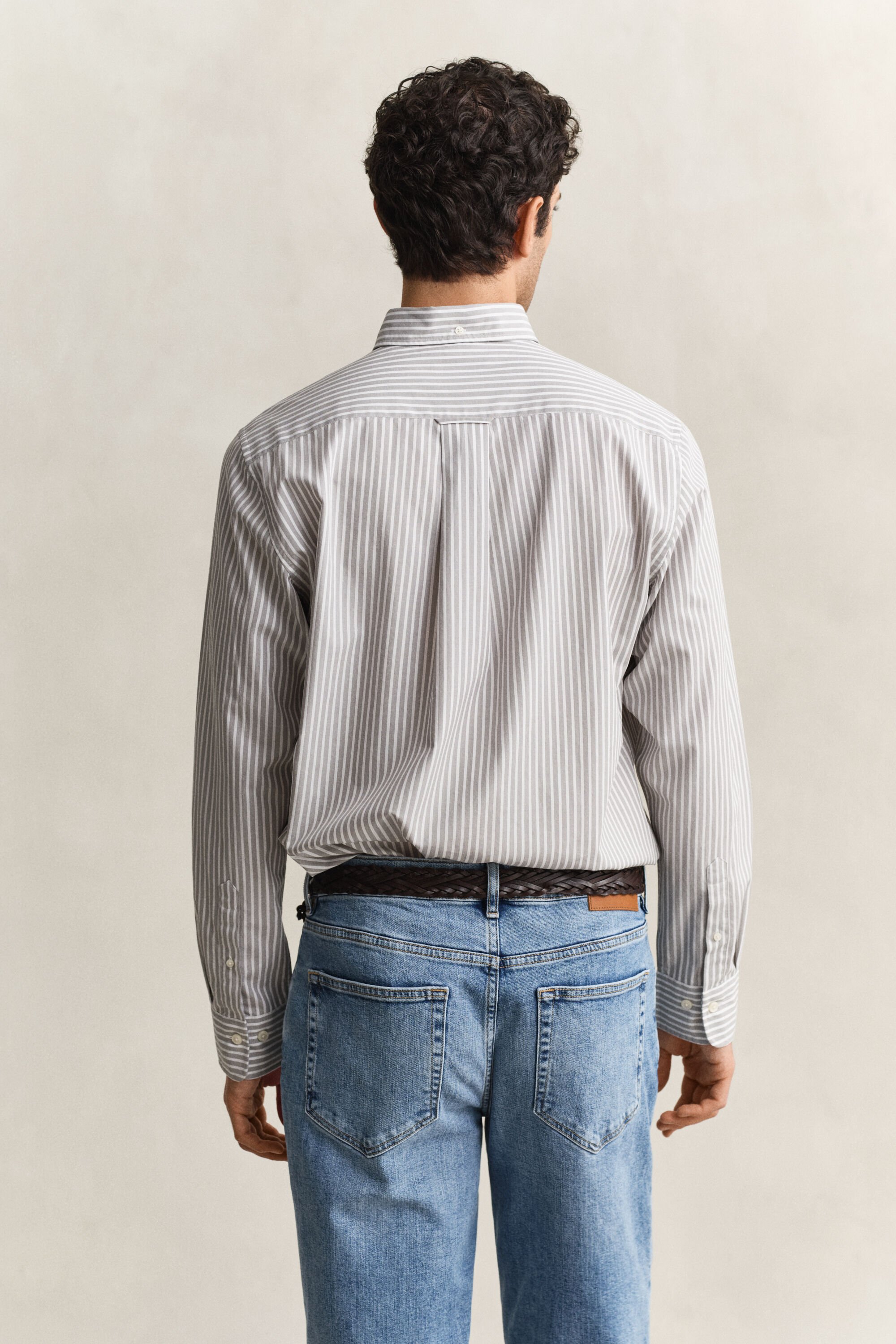 Classic Popeline-Hemd mit Streifen