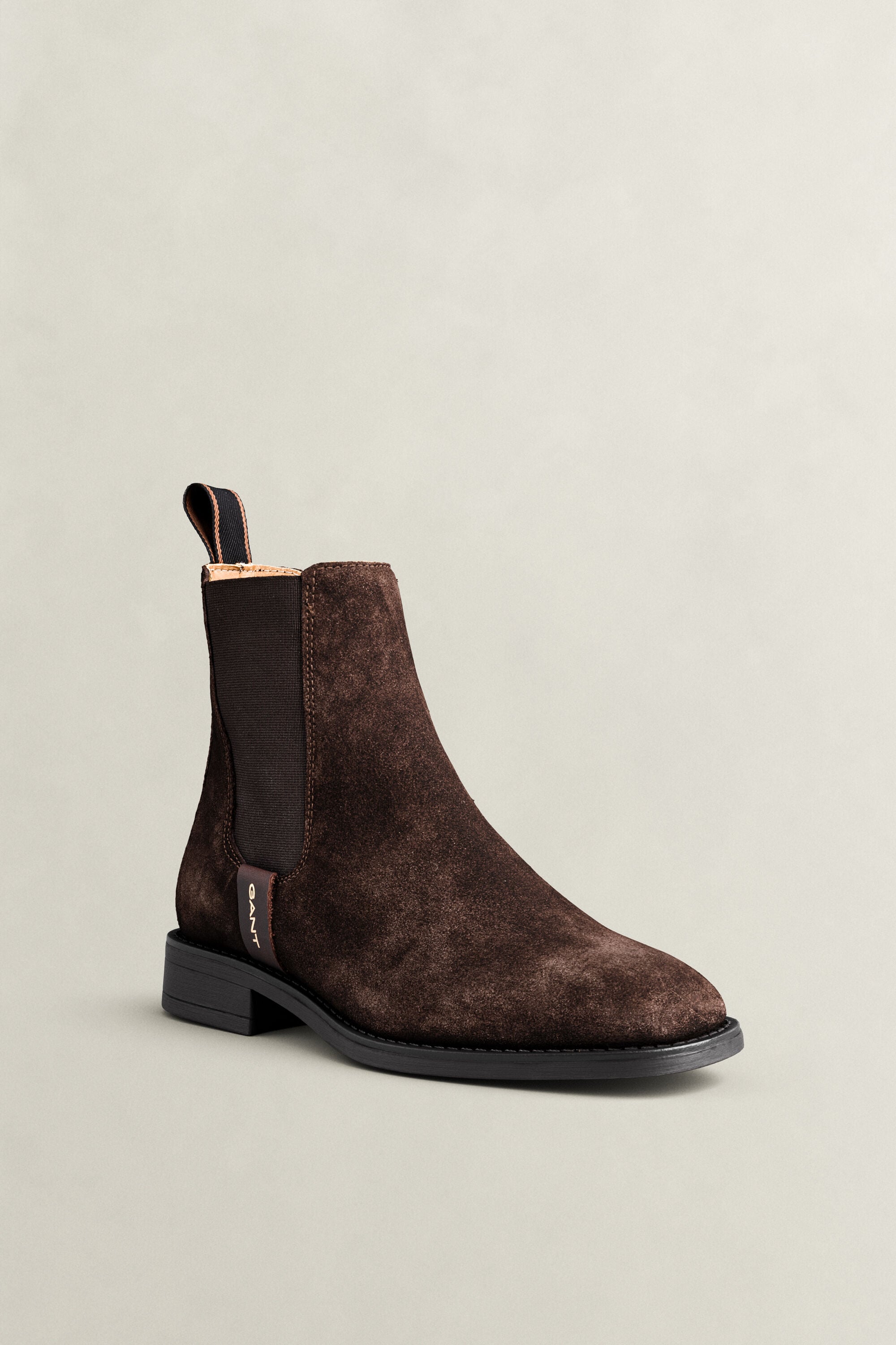 Fayy Stiefel aus Veloursleder — WEATHERED BROWN