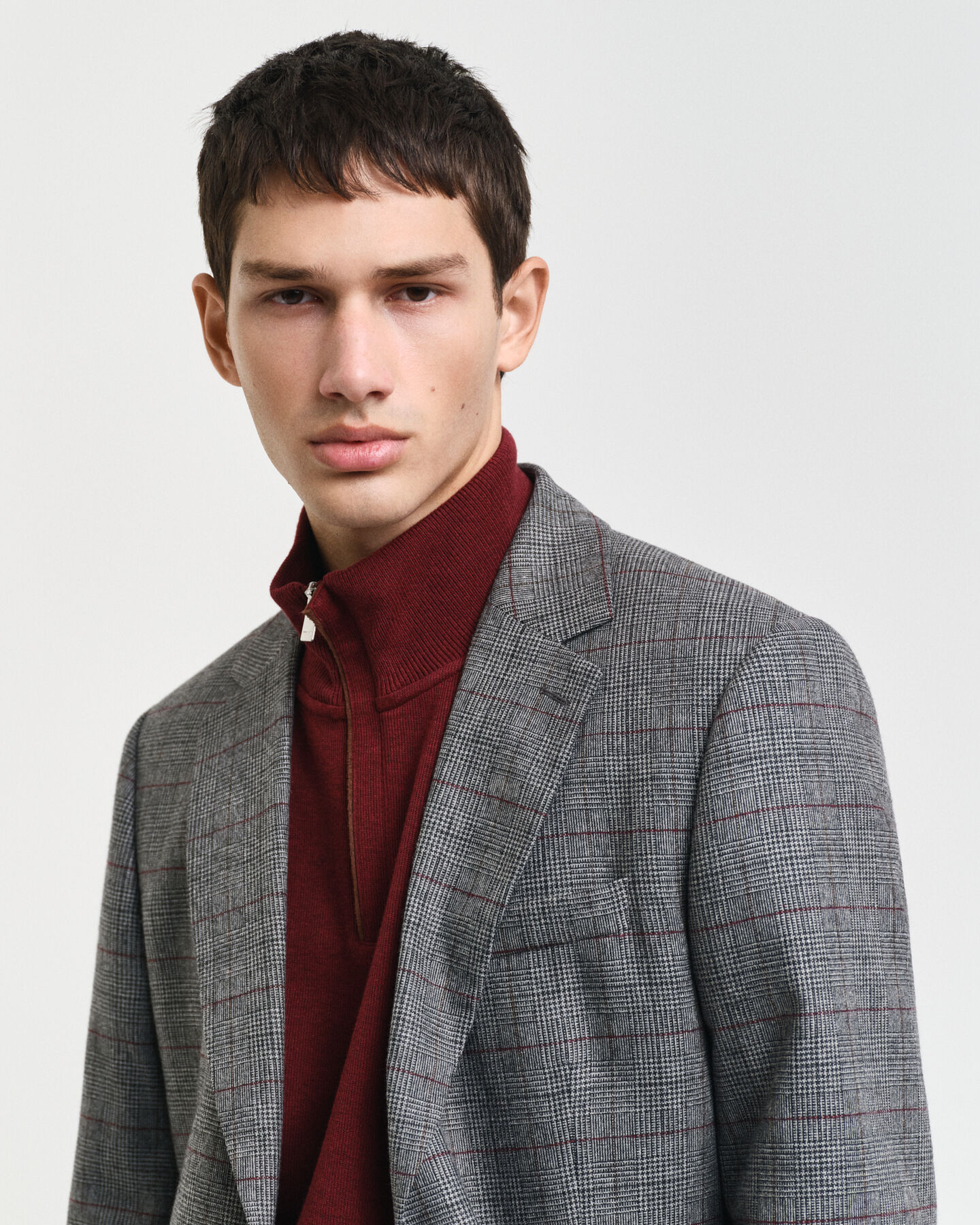 Anzugsakko mit Karomuster