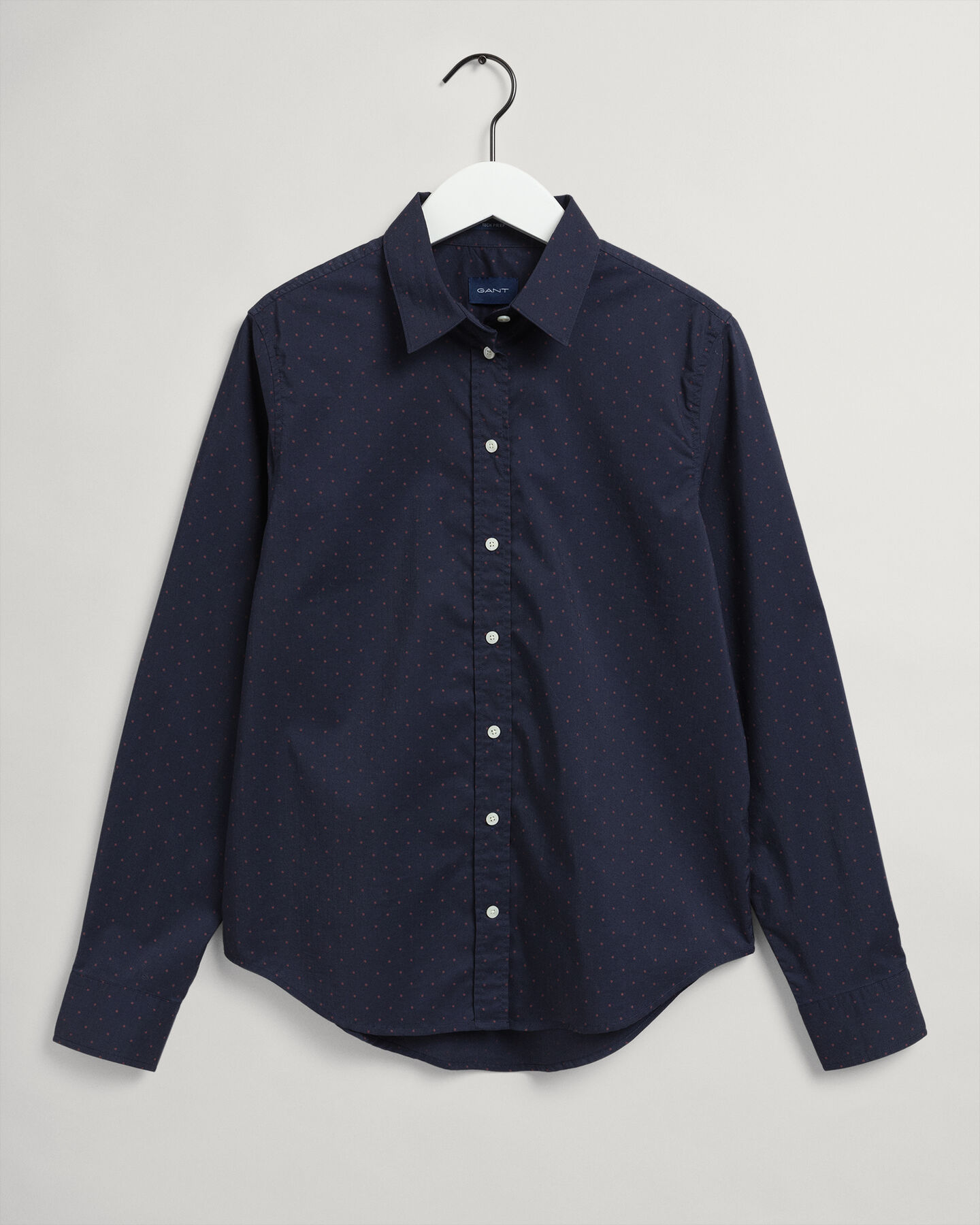Tech Prep&trade; Polka Dot Broadcloth Bluse
