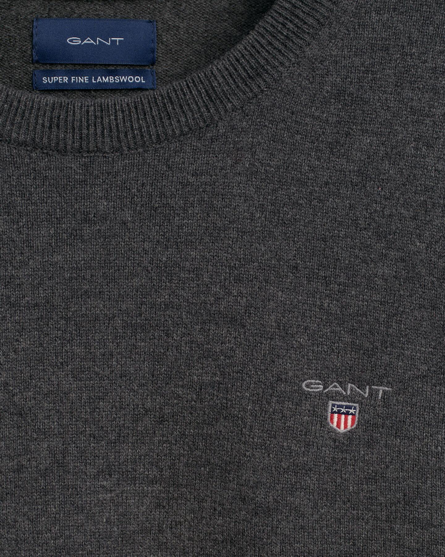 Rundhalspullover aus Super Fine Lambswool