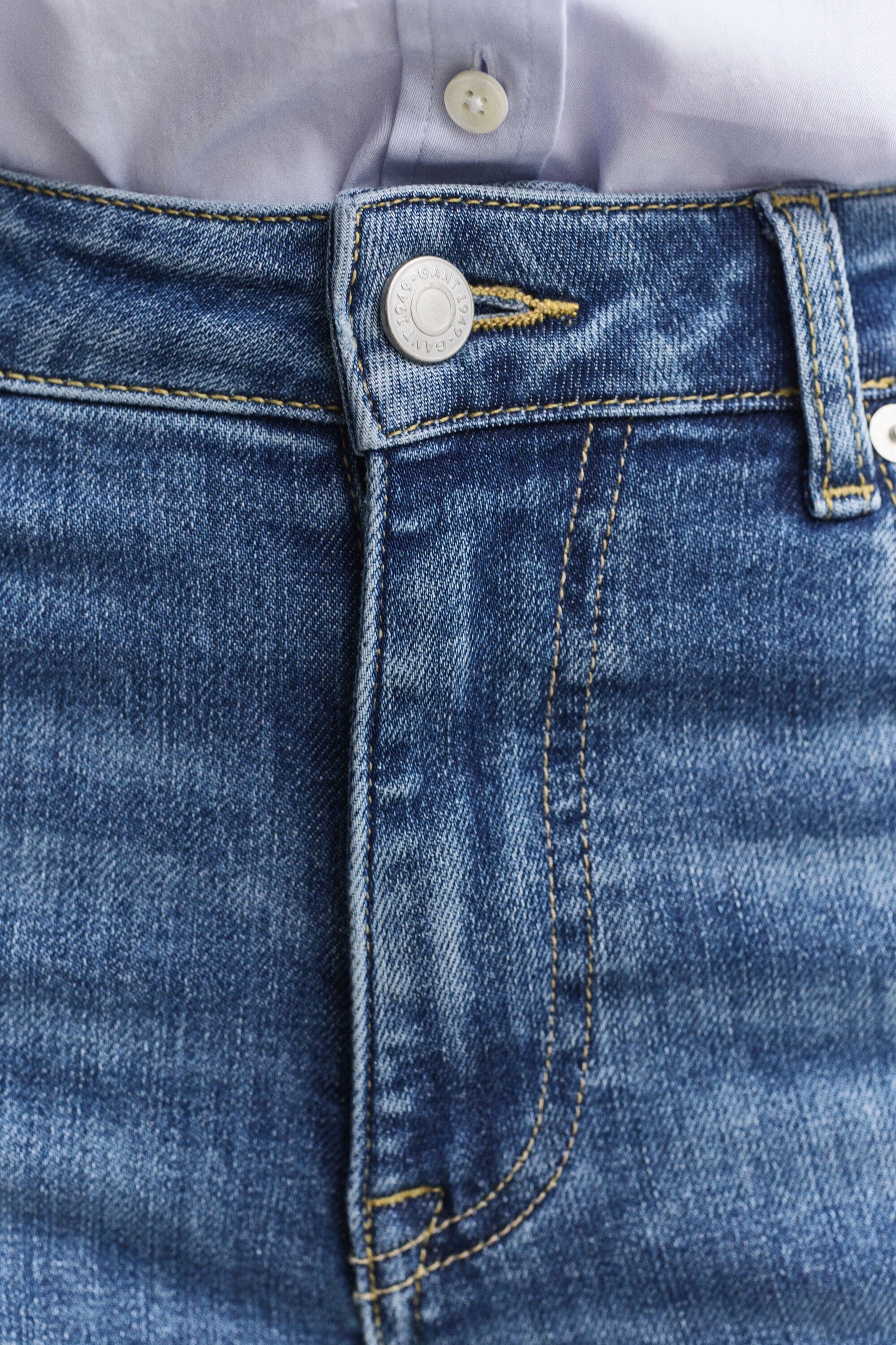 Cropped Stretch-Jeans