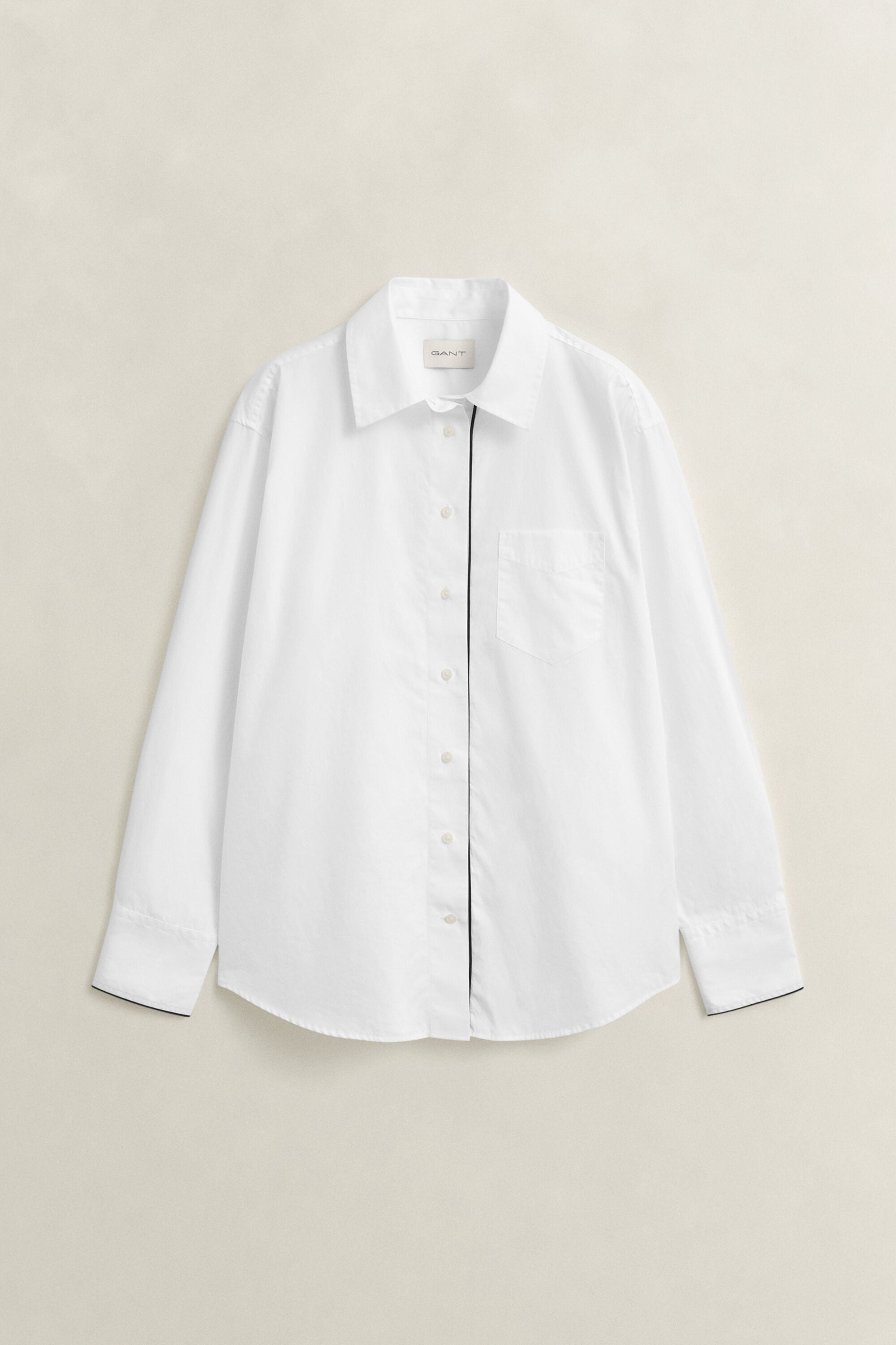 Bluse mit Paspeln