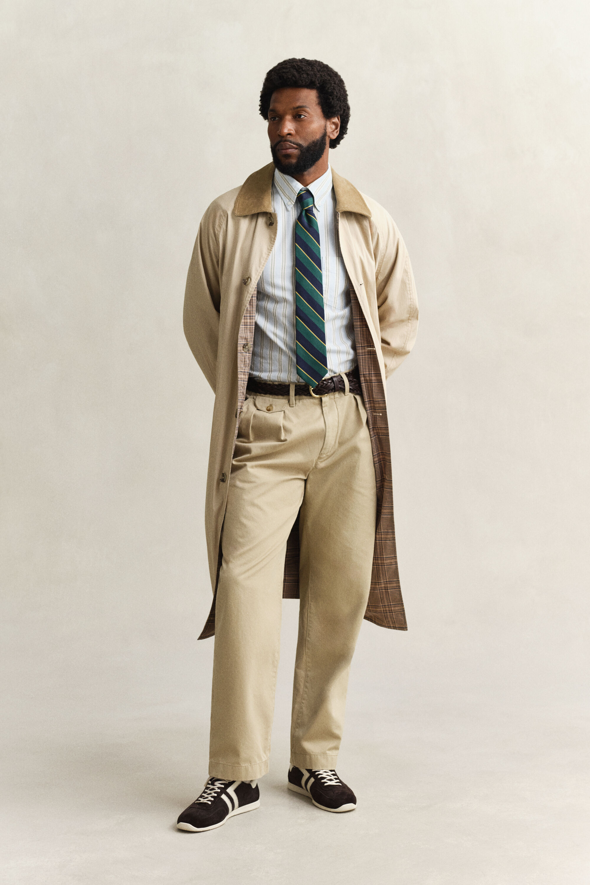 Archive Oxford-Hemd mit Streifen