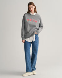 Oversized GANT USA Rundhals-Sweatshirt