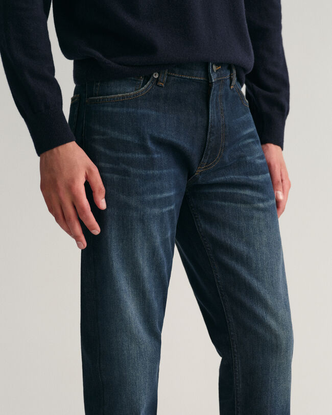 Regular Fit Archive Wash Jeans