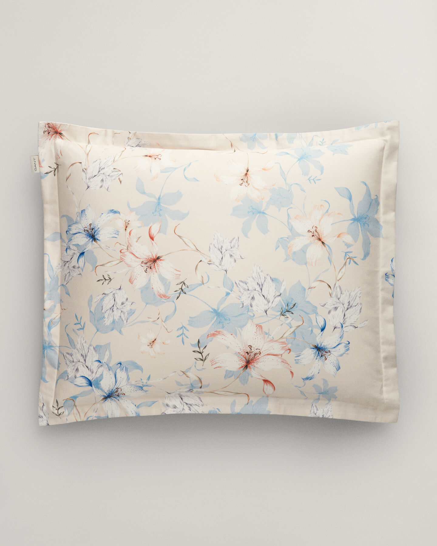 Kopfkissenbezug mit Blumen-Print