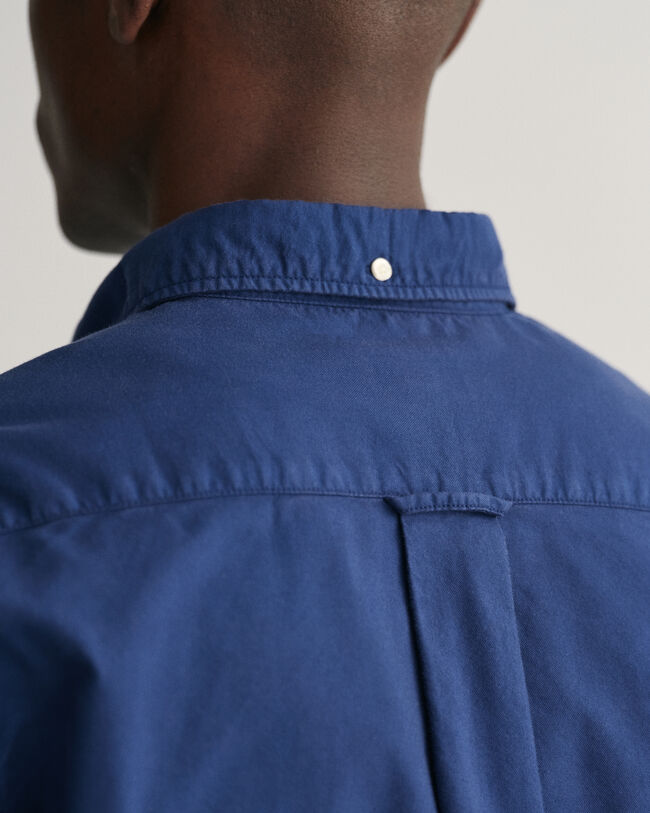 Regular Fit Sunfaded Oxford-Hemd