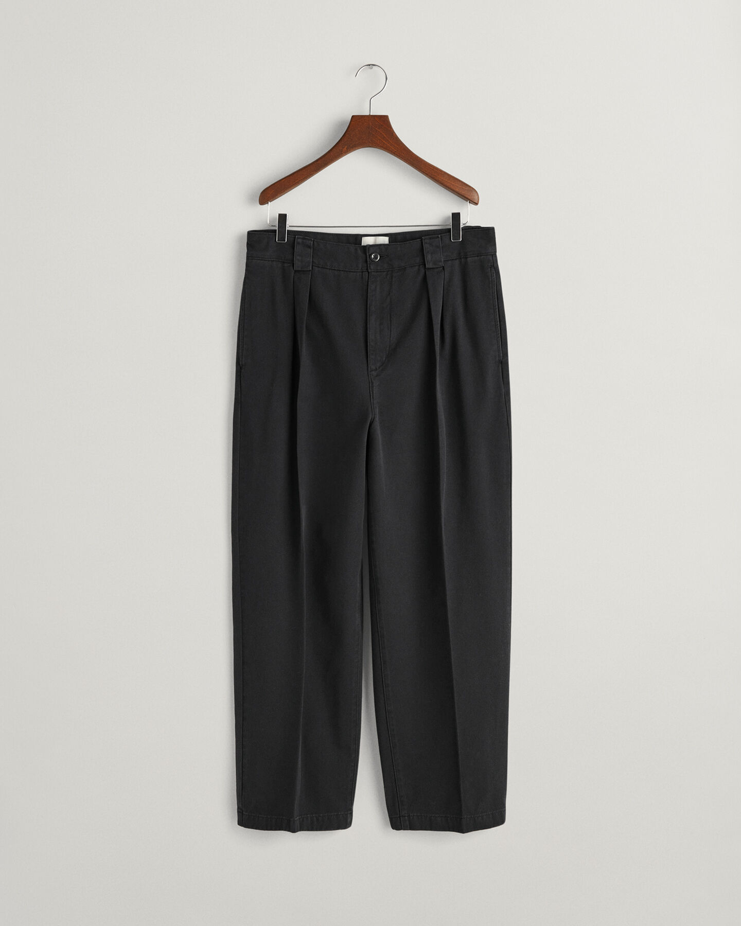 Twill-Chinohose mit Bügelfalten