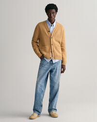 Weiche Wollstrickjacke