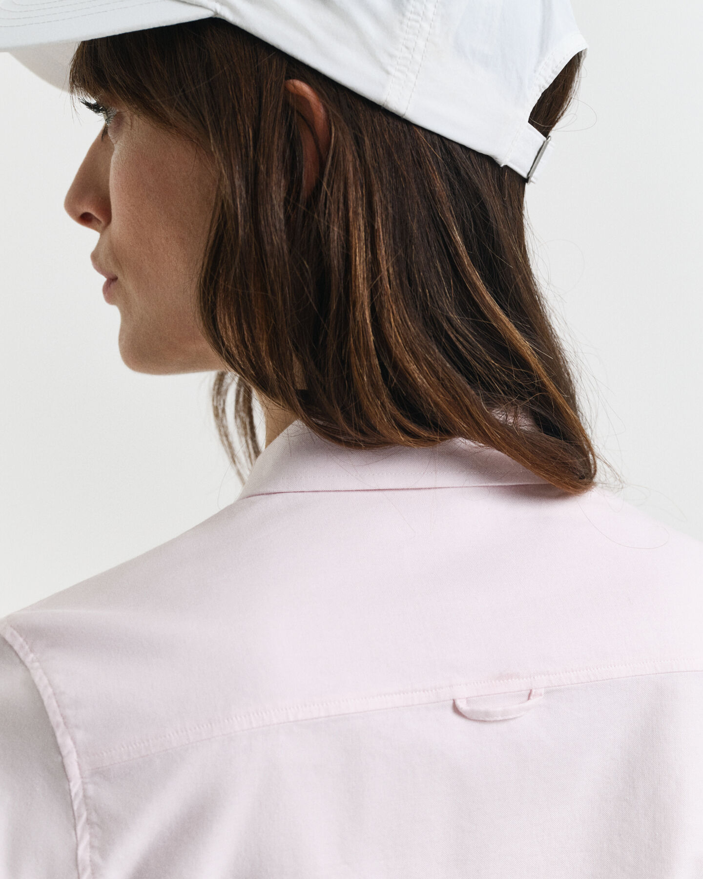 Slim Fit Oxford-Bluse mit Stretch