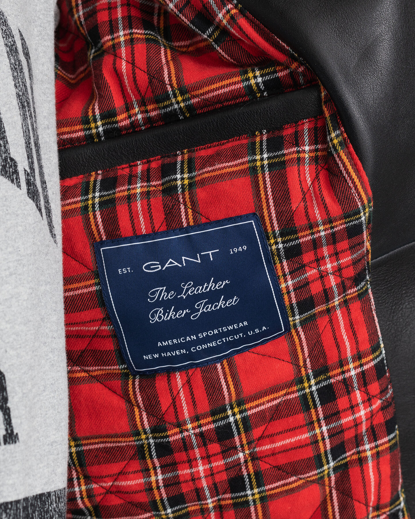 Bikerjacke aus Leder