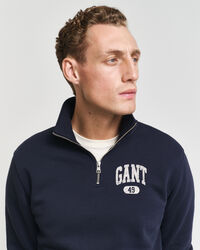 GANT 49 Arch Graphic Sweatshirt mit Reißverschlusskragen