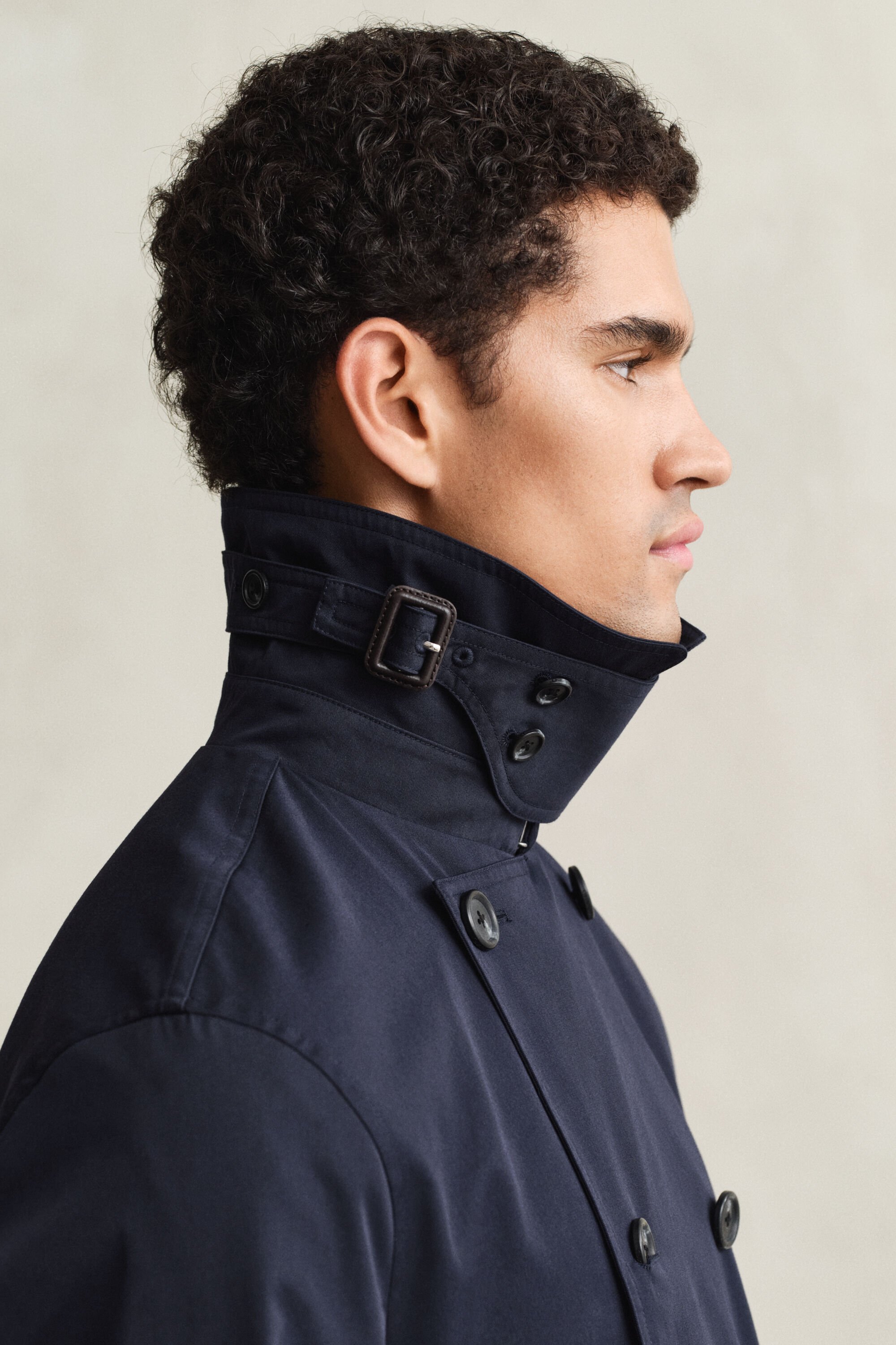 Trenchcoat aus Baumwollgemisch