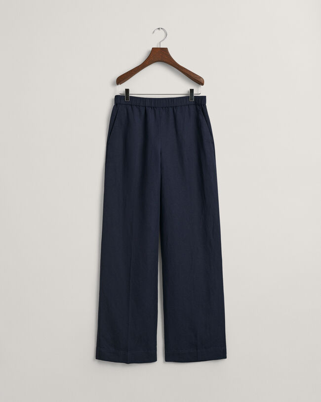 Relaxed Fit Leinenmix Pull-On Hose