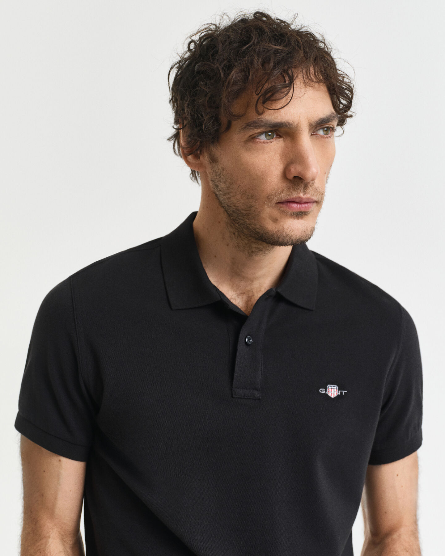 Slim Fit Archive Shield Piqué Poloshirt