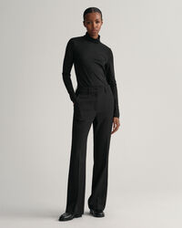 Slim Fit Slacks mit Schlag