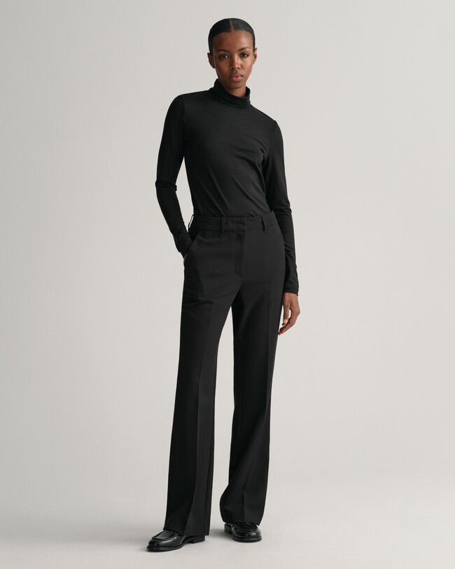 Slim Fit Slacks mit Schlag