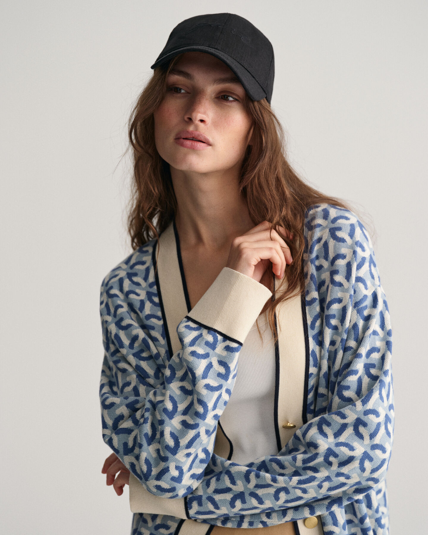 Jacquard G Strickjacke