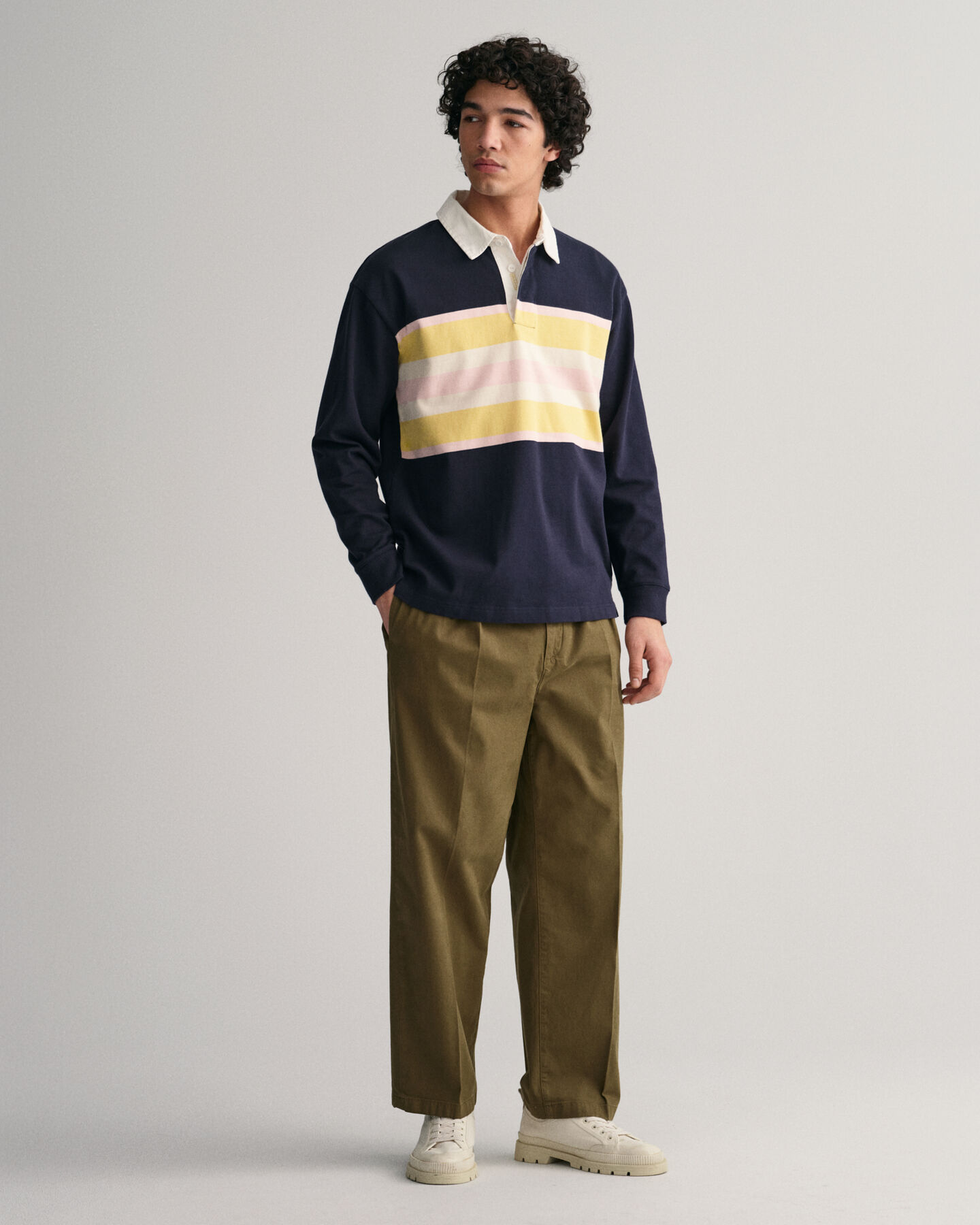 Rugger im Blockfarbendesign