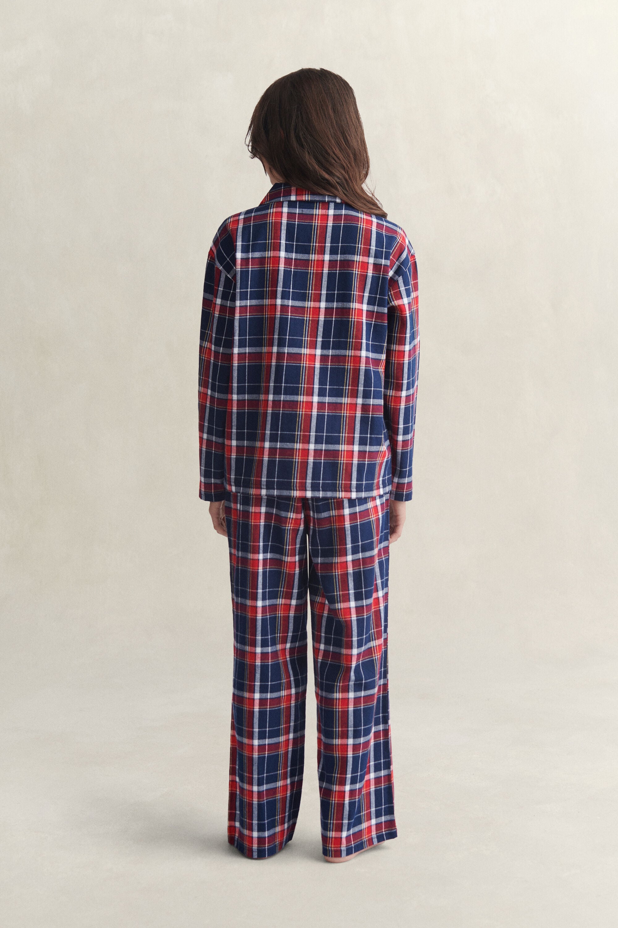 Teens Flanellpyjama mit Tartan-Muster