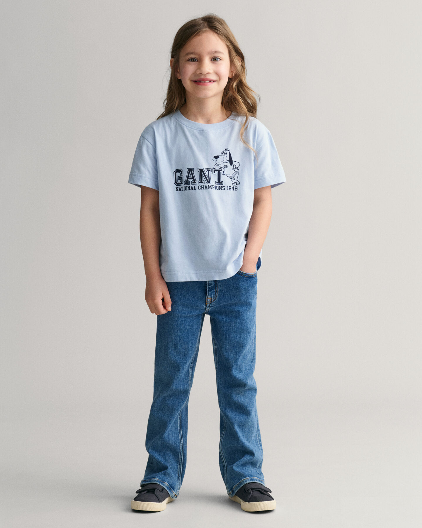 Kids GANT T-Shirt mit Hunde-Print