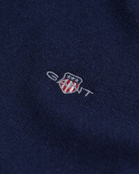 Rollkragenpullover aus Wolle und Baumwolle