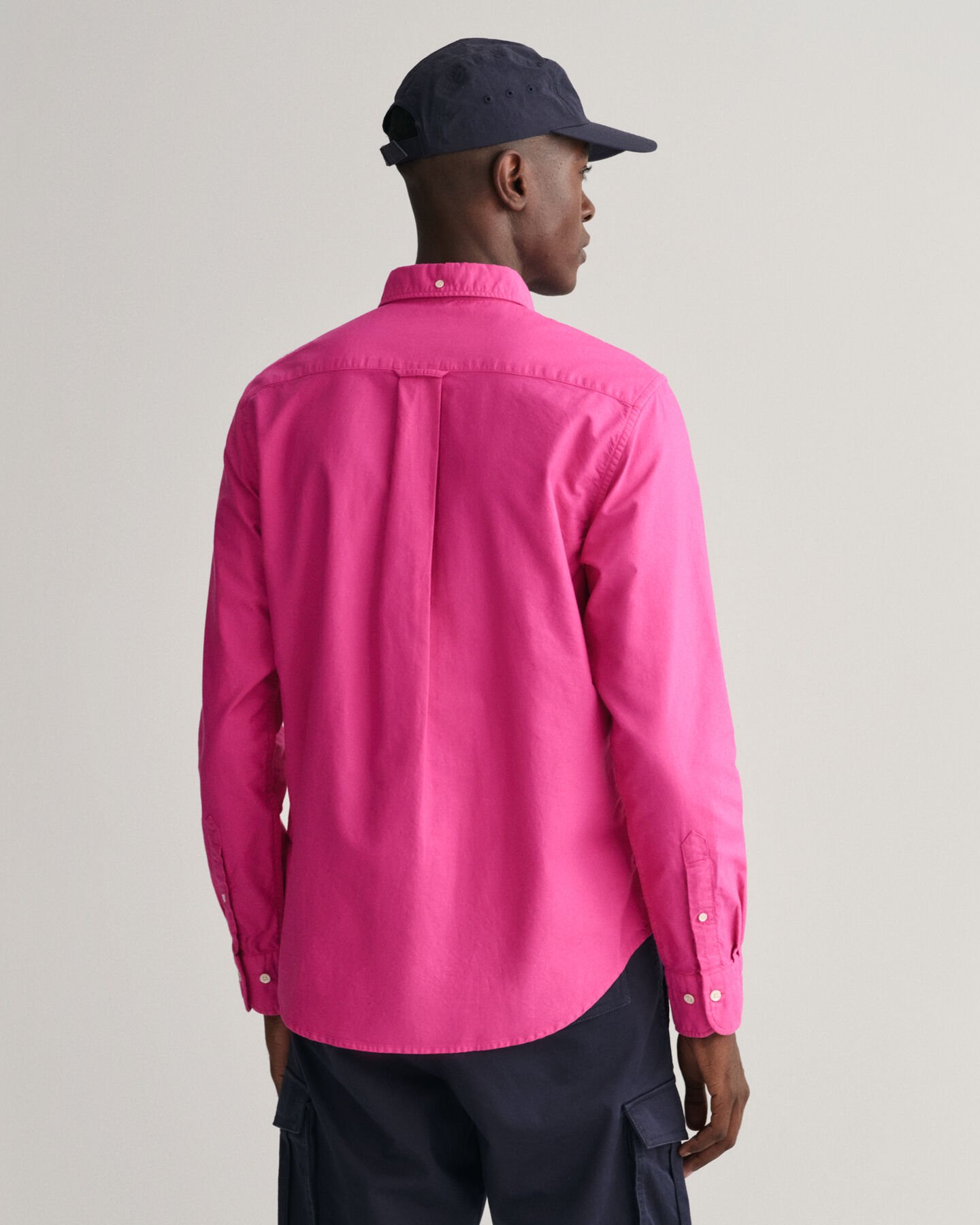 Regular Fit Sunfaded Oxford-Hemd