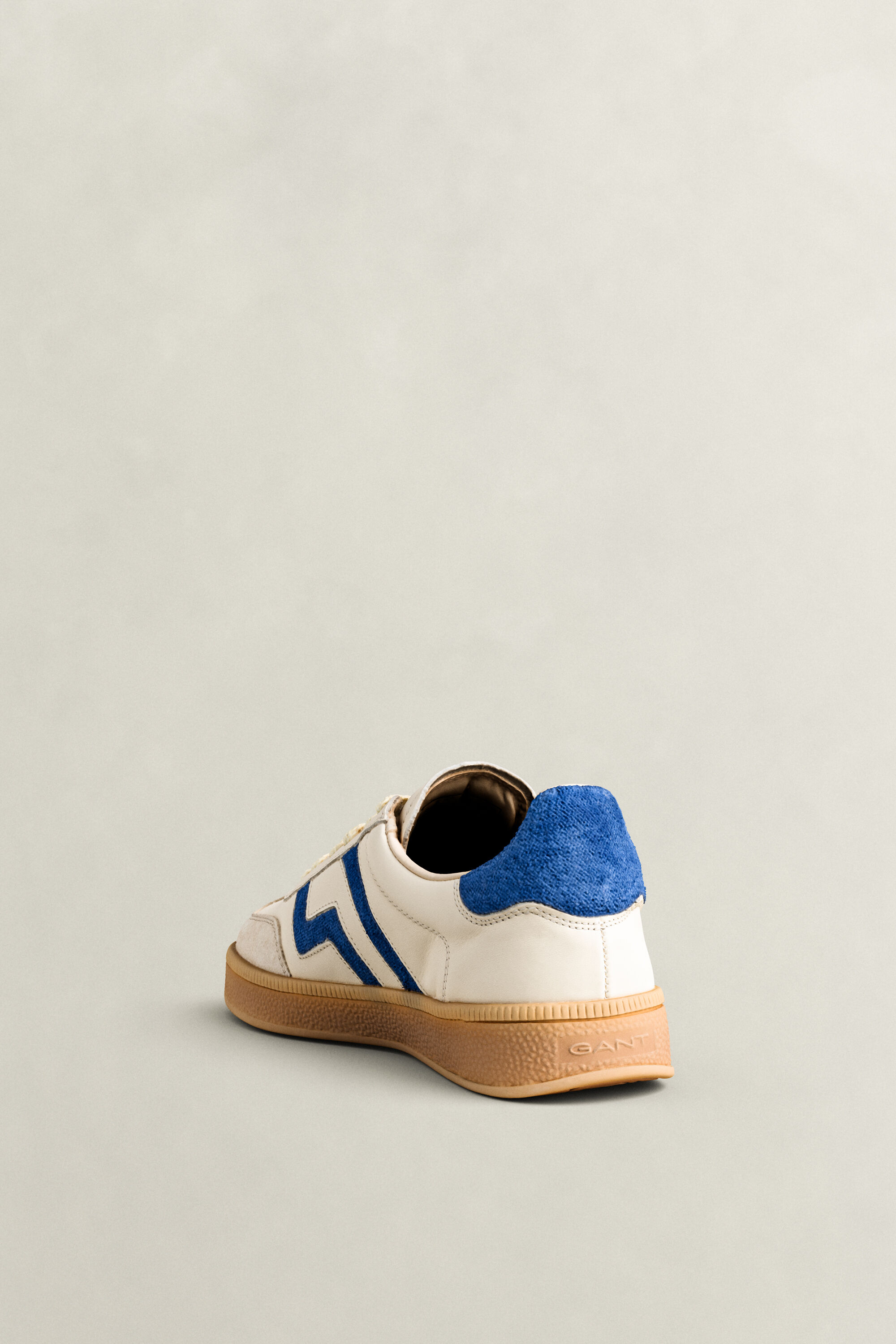 Cuzima Leather Suede Sneakers — CREAM