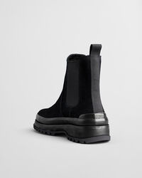 Wintly Chunky Chelsea Boot aus Veloursleder