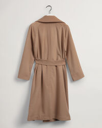 Mantel aus Wollmischung mit Gürtel