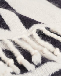 Quadrat Logo Mohair Schal