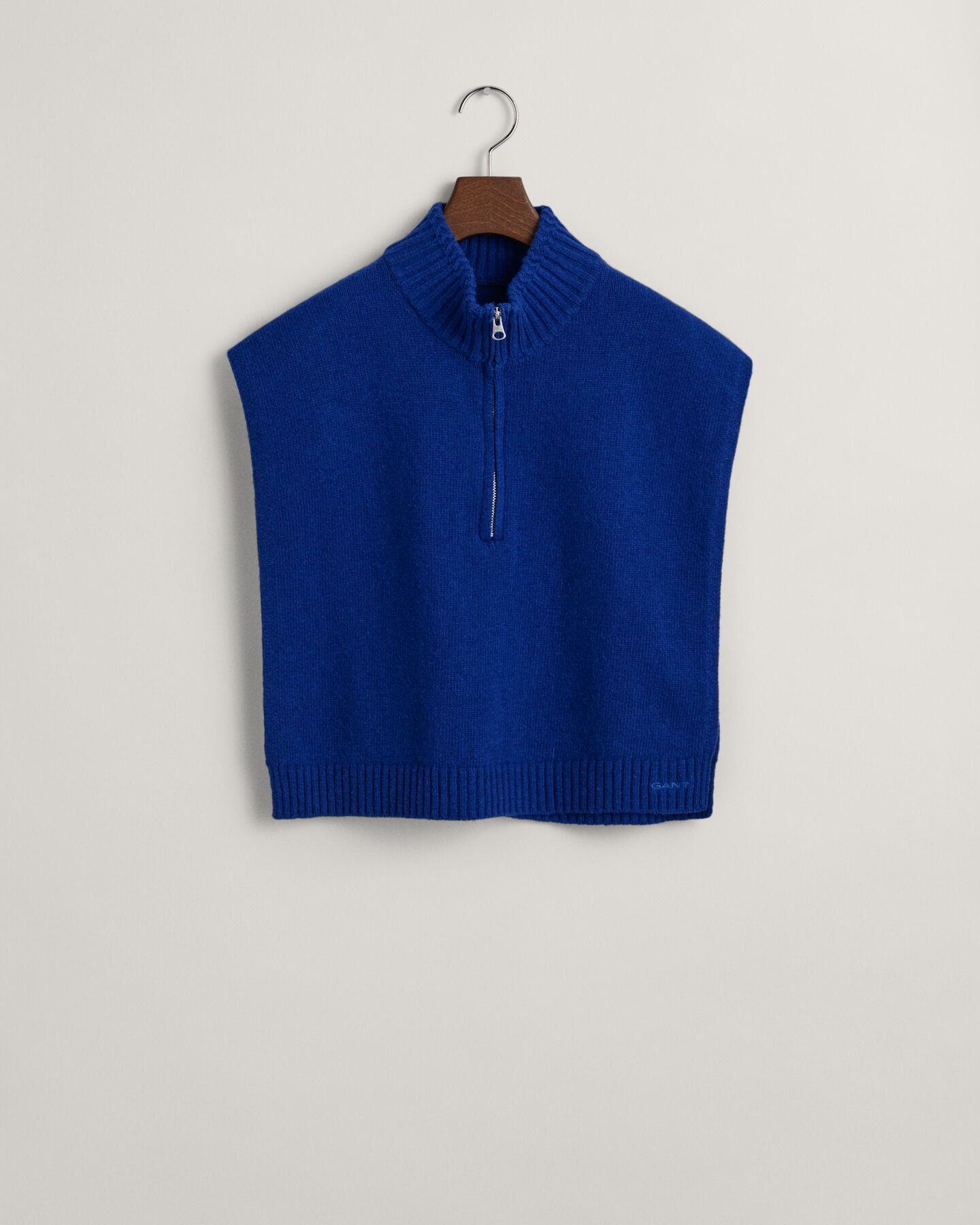 Wollstrick Bib mit Reißverschluss