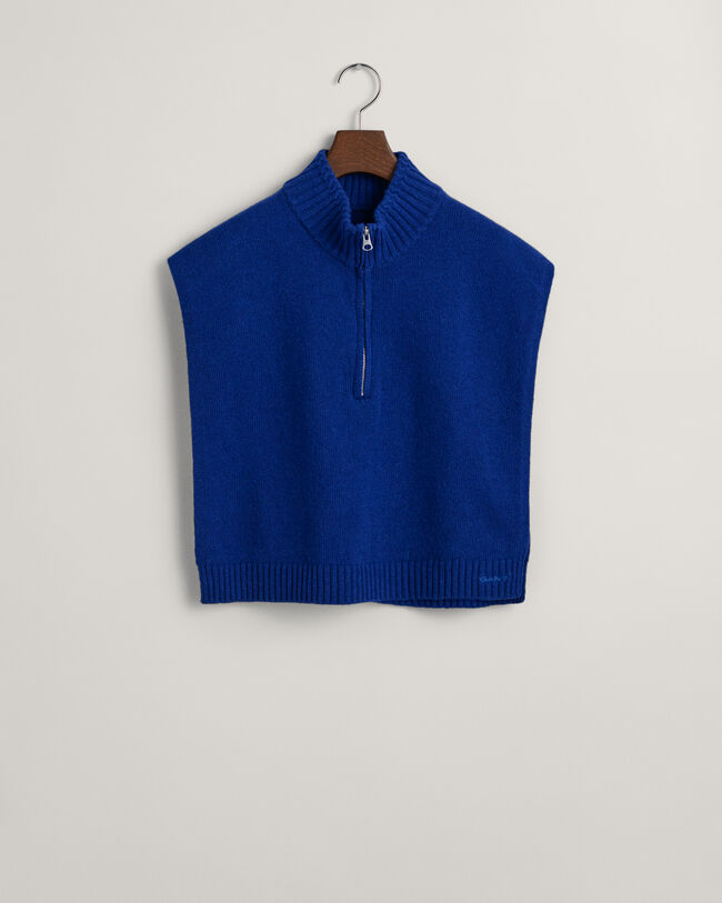 Wollstrick Bib mit Reißverschluss