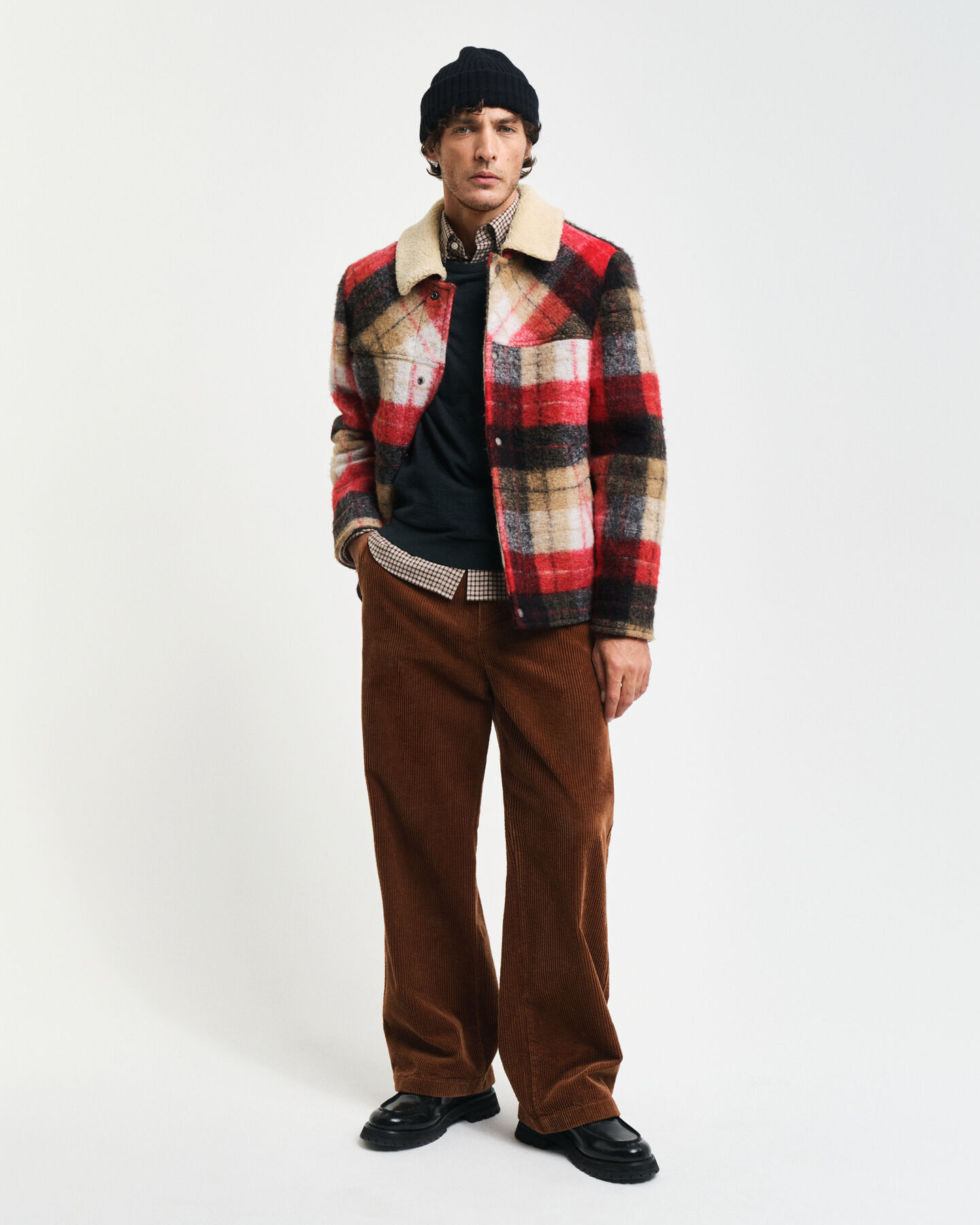 Rundhalspullover aus extra feiner Merinowolle