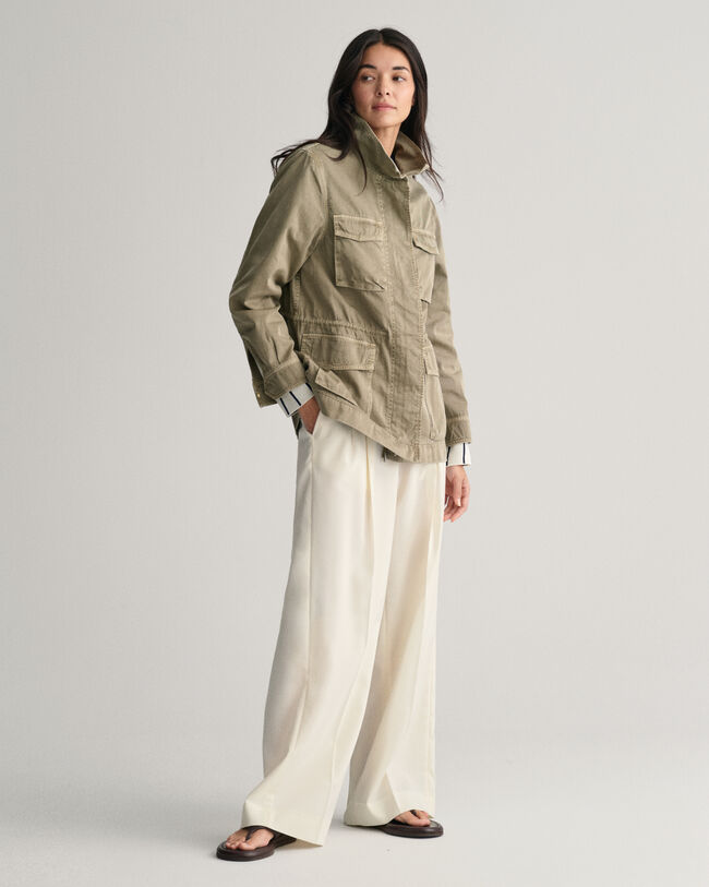 Stückgefärbte Feldjacke