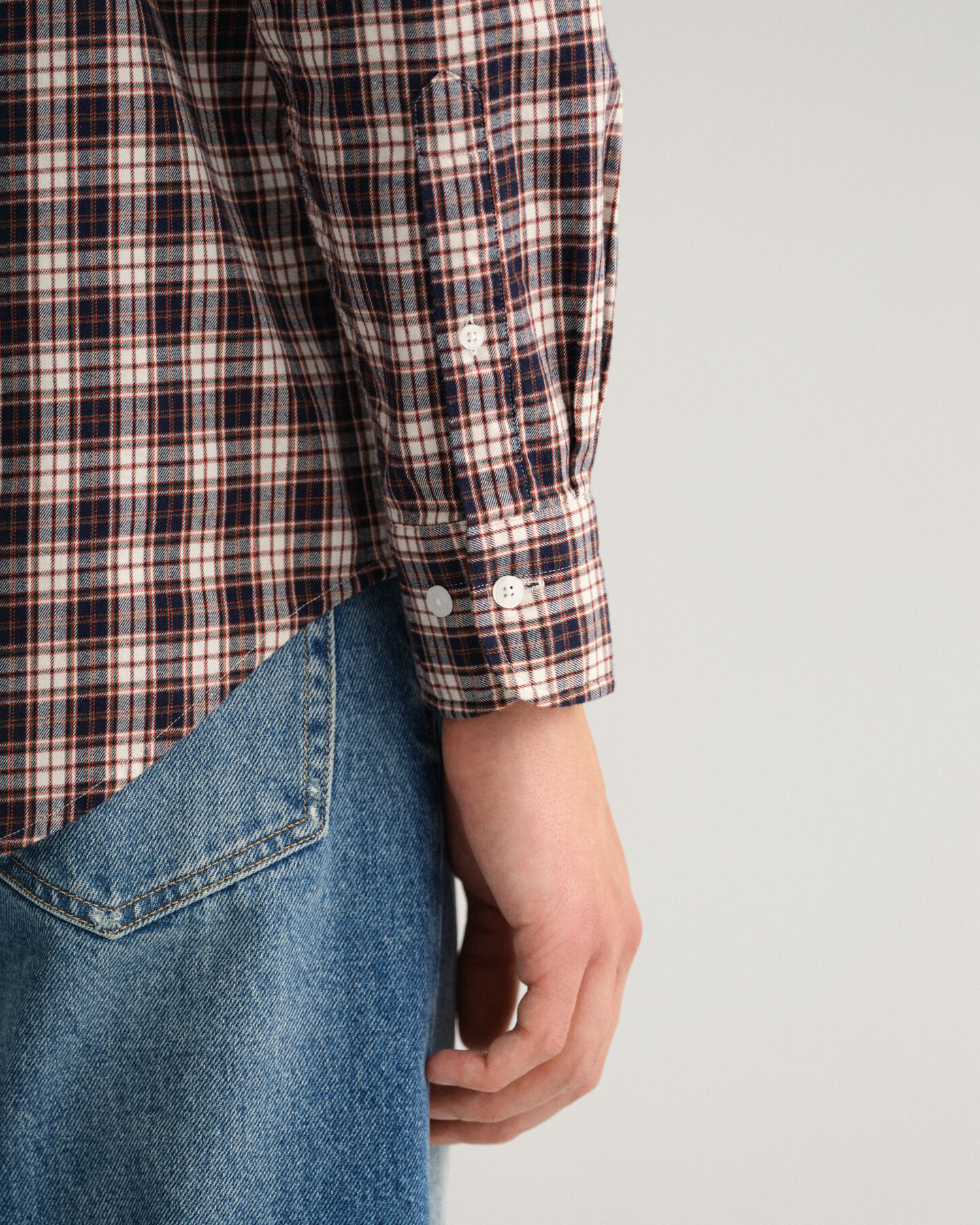 Regular Fit Flanell Karohemd