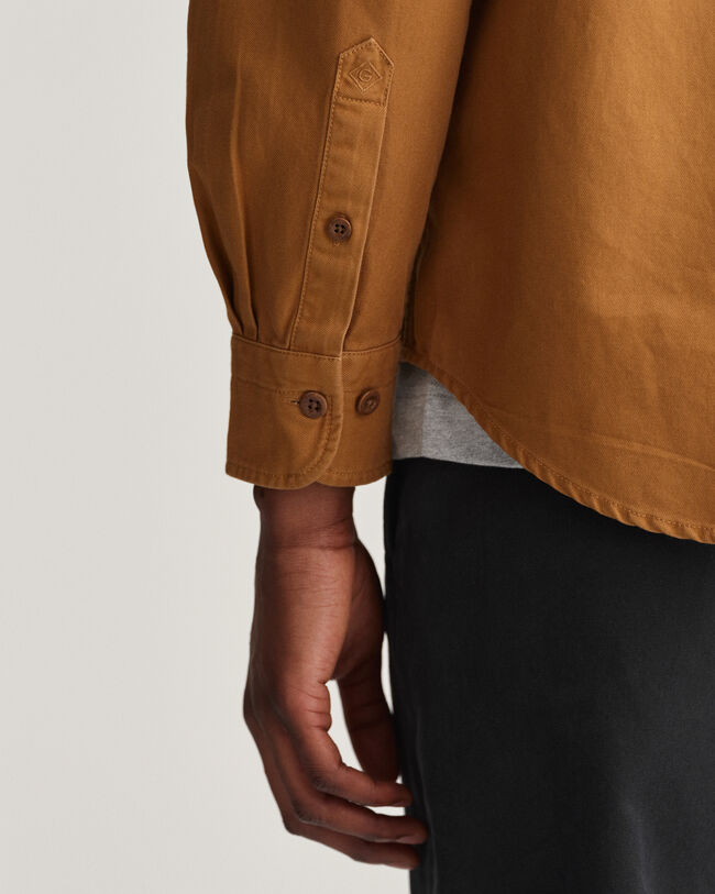 Relaxed Fit Twill Hemd