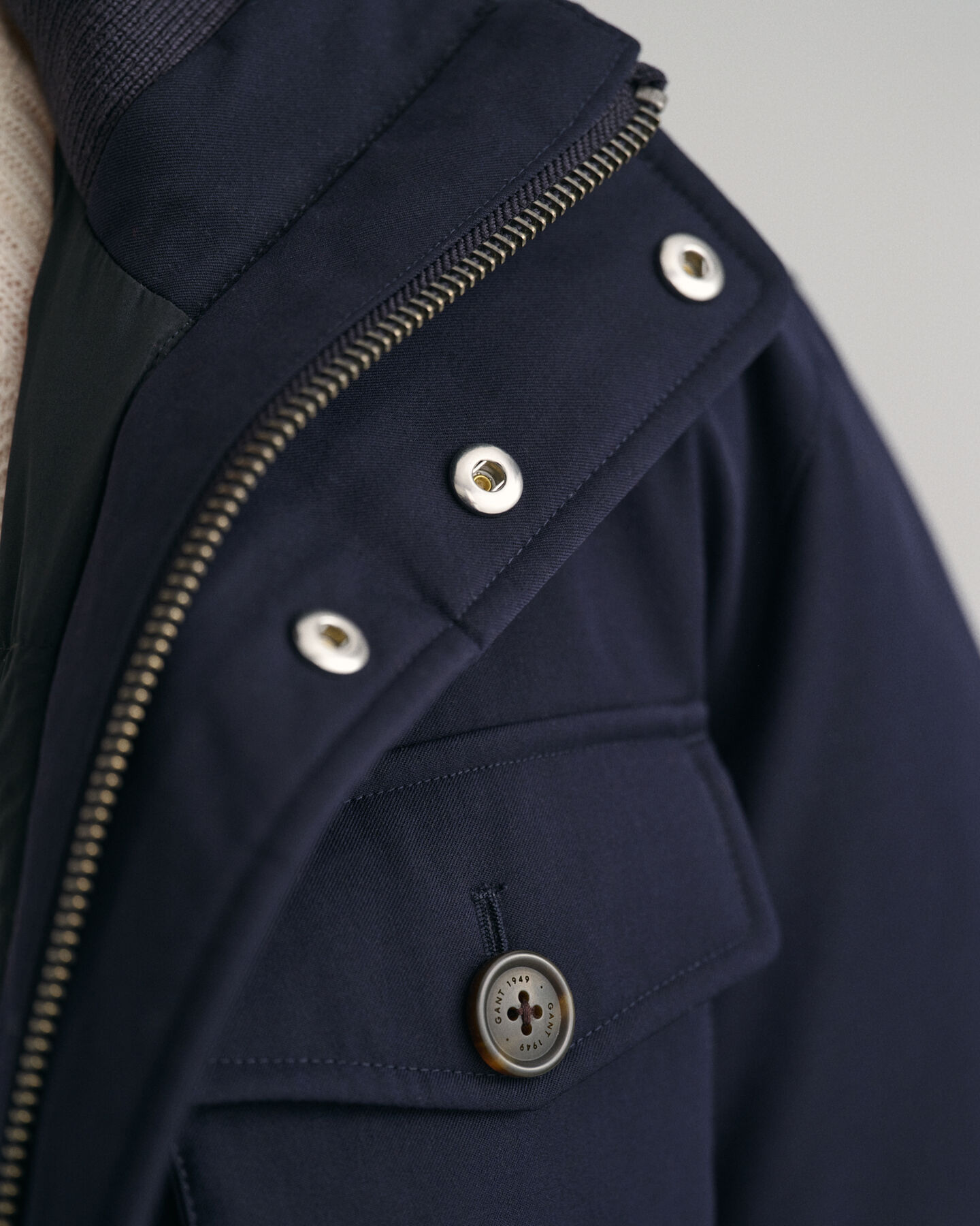 Wattierte Feldjacke aus Flanell