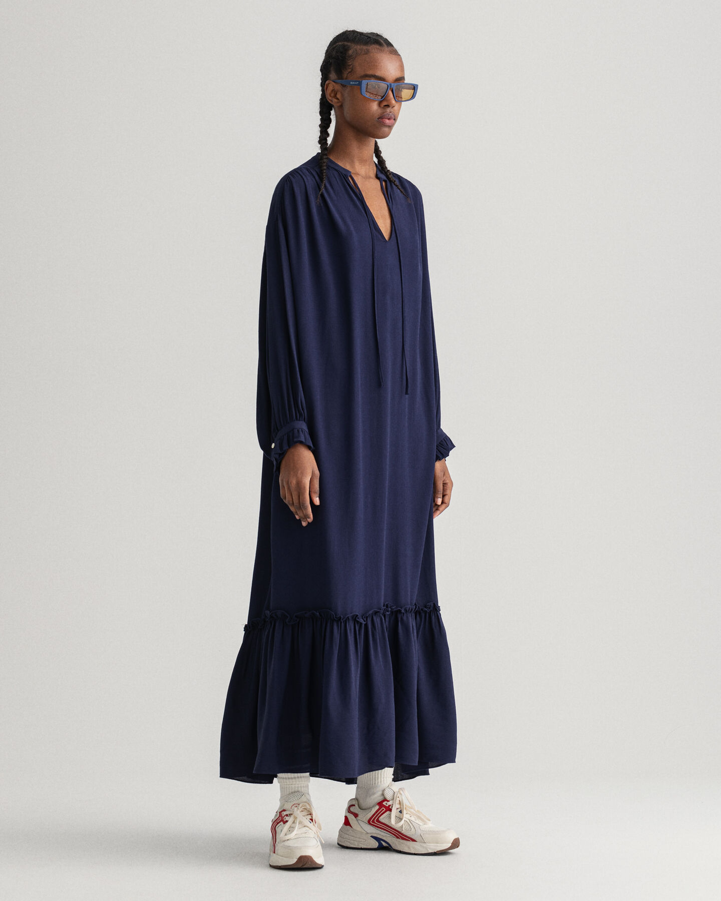 Wrinkle Schlupfkleid