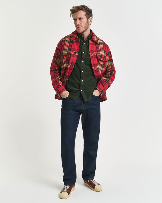 Regular Fit Cordhemd